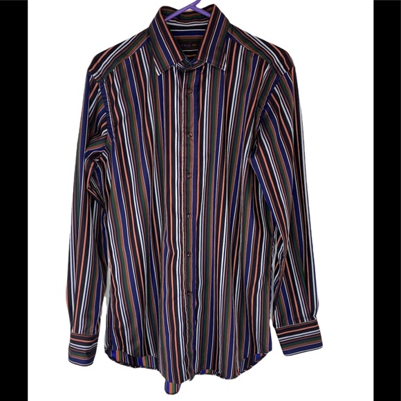 Etro Other - Etro Men’s Size 41 Long Sleeve Shirt Multi Color